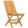 Sillas de jardín plegables 8 uds madera maciza teca 47x47x89 cm de vidaXL, Sillas de jardín - Ref: Foro24-3155054, Precio: 66...