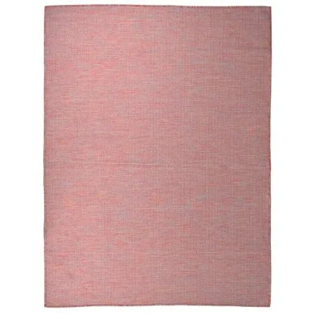 Alfombra de exterior de tejido plano rojo 120x170 cm de vidaXL, Alfombras - Ref: Foro24-340823, Precio: 32,96 €, Descuento: %