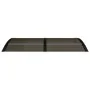 Black and transparent polycarbonate door canopy 150x80 cm by vidaXL, Awnings - Ref: Foro24-153576, Price: 68,29 €, Discount: %