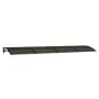 Black polycarbonate door canopy 400x100 cm by vidaXL, Awnings - Ref: Foro24-153602, Price: 124,05 €, Discount: %