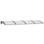 Black polycarbonate door canopy 350x100 cm by vidaXL, Awnings - Ref: Foro24-153594, Price: 106,95 €, Discount: %