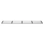Black polycarbonate door canopy 350x100 cm by vidaXL, Awnings - Ref: Foro24-153594, Price: 106,95 €, Discount: %