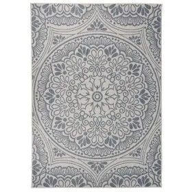 Alfombra de exterior de tejido plano rayas azules 120x170 cm de vidaXL, Alfombras - Ref: Foro24-340830, Precio: 42,87 €, Desc...