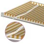 Toldo automático LED sensor de viento amarillo blanco 500x350cm de vidaXL, Toldos - Ref: Foro24-3069033, Precio: 698,21 €, De...