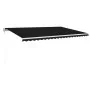 Toldo automático LED sensor de viento gris antracita 500x350 cm de vidaXL, Toldos - Ref: Foro24-3069034, Precio: 732,16 €, De...