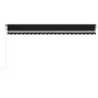 Toldo automático LED sensor de viento gris antracita 500x350 cm de vidaXL, Toldos - Ref: Foro24-3069034, Precio: 732,16 €, De...