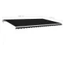 Toldo automático LED sensor de viento gris antracita 500x350 cm de vidaXL, Toldos - Ref: Foro24-3069034, Precio: 732,16 €, De...