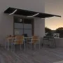 Automatische Markise LED-Windsensor Anthrazitgrau 600x350 cm von vidaXL, Markisen - Ref: Foro24-3069054, Preis: 807,53 €, Rab...