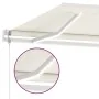 Toldo automático con LED y sensor de viento crema 500x350 cm de vidaXL, Toldos - Ref: Foro24-3069672, Precio: 819,09 €, Descu...