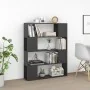 Estantería divisor de espacios gris 100x24x124 cm de vidaXL, Librerías y estanterías - Ref: Foro24-809190, Precio: 58,29 €, D...