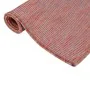 Alfombra de exterior de tejido plano rojo 140x200 cm de vidaXL, Alfombras - Ref: Foro24-340824, Precio: 43,18 €, Descuento: %