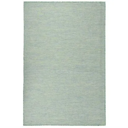 Alfombra de exterior de tejido plano turquesa 120x170 cm de vidaXL, Alfombras - Ref: Foro24-340802, Precio: 39,14 €, Descuent...