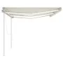 Toldo automático LED sensor de viento crema 6x3,5 m de vidaXL, Toldos - Ref: Foro24-3070092, Precio: 936,37 €, Descuento: %