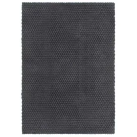 Alfombra rectangular algodón antracita 160x230 cm de vidaXL, Alfombras - Ref: Foro24-345117, Precio: 122,97 €, Descuento: %