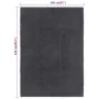 Alfombra rectangular algodón antracita 160x230 cm de vidaXL, Alfombras - Ref: Foro24-345117, Precio: 122,97 €, Descuento: %