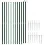 Cerca de alambre con pinchos de anclaje verde 1,6x25 m de vidaXL, Paneles de vallas - Ref: Foro24-154108, Precio: 277,49 €, D...