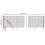 Cerca de alambre con pinchos de anclaje verde 1,6x25 m de vidaXL, Paneles de vallas - Ref: Foro24-154108, Precio: 277,49 €, D...