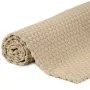 Alfombra rectangular algodón natural 120x180 cm de vidaXL, Alfombras - Ref: Foro24-345111, Precio: 68,97 €, Descuento: %