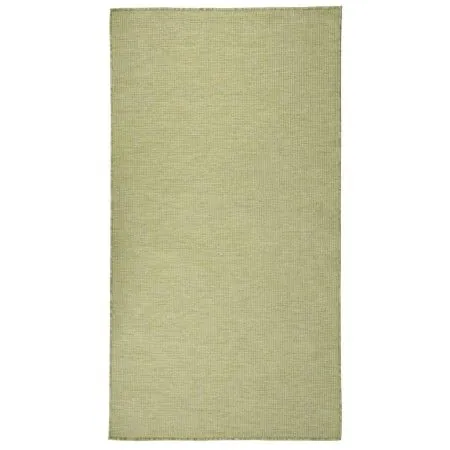 Alfombra de exterior de tejido plano verde 80x150 cm de vidaXL, Alfombras - Ref: Foro24-340806, Precio: 28,46 €, Descuento: %