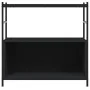 Schwarzes Regal aus Eisen und Holz, 80 x 30 x 78,5 cm von vidaXL, Bücherregale und Regale - Ref: Foro24-832793, Preis: 43,74 ...