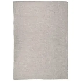 Alfombra de exterior de tejido plano gris taupe 140x200 cm de vidaXL, Alfombras - Ref: Foro24-340782, Precio: 48,25 €, Descue...