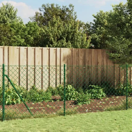 Green wire fence 1x10 m by vidaXL, fence panels - Ref: Foro24-153905, Price: 67,52 €, Discount: %