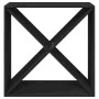 Solid black pine wood wine rack 62x25x62 cm by vidaXL, Wine and liquor cabinets - Ref: Foro24-821763, Price: 55,76 €, Discoun...