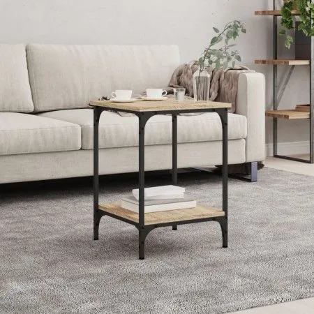 Sonoma oak engineered wood coffee table 40x40x55 cm by vidaXL, Coffee table - Ref: Foro24-832824, Price: 37,97 €, Discount: %
