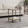 Mesa de centro madera de ingeniería roble Sonoma 40x40x55 cm de vidaXL, Mesas de centro - Ref: Foro24-832824, Precio: 37,97 €...