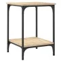 Sonoma oak engineered wood coffee table 40x40x55 cm by vidaXL, Coffee table - Ref: Foro24-832824, Price: 37,97 €, Discount: %