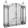 Puerta de jardín decorativa de hierro forjado 122x20,5x134 cm de vidaXL, Puertas de jardín - Ref: Foro24-40905, Precio: 180,1...