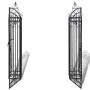 Decorative wrought iron garden gate 122x20.5x134 cm by vidaXL, garden gates - Ref: Foro24-40905, Price: 180,17 €, Discount: %