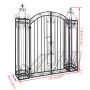 Puerta de jardín decorativa de hierro forjado 122x20,5x134 cm de vidaXL, Puertas de jardín - Ref: Foro24-40905, Precio: 180,1...