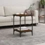 Mesa de centro madera de ingeniería marrón roble 40x40x55 cm de vidaXL, Mesas de centro - Ref: Foro24-832827, Precio: 34,49 €...