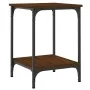 Mesa de centro madera de ingeniería marrón roble 40x40x55 cm de vidaXL, Mesas de centro - Ref: Foro24-832827, Precio: 34,49 €...