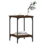 Mesa de centro madera de ingeniería marrón roble 40x40x55 cm de vidaXL, Mesas de centro - Ref: Foro24-832827, Precio: 34,49 €...