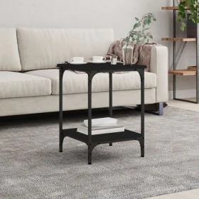 Mesa de centro madera de ingeniería negro 40x40x55 cm de vidaXL, Mesas de centro - Ref: Foro24-832823, Precio: 32,20 €, Descu...