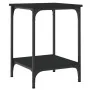Mesa de centro madera de ingeniería negro 40x40x55 cm de vidaXL, Mesas de centro - Ref: Foro24-832823, Precio: 32,20 €, Descu...