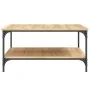 Mesa de centro madera de ingeniería roble Sonoma 80x80x40 cm de vidaXL, Mesas de centro - Ref: Foro24-832839, Precio: 52,91 €...