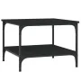 Mesa de centro madera de ingeniería negro 55x55x40 cm de vidaXL, Mesas de centro - Ref: Foro24-832828, Precio: 41,03 €, Descu...