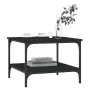 Mesa de centro madera de ingeniería negro 55x55x40 cm de vidaXL, Mesas de centro - Ref: Foro24-832828, Precio: 41,03 €, Descu...