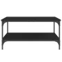 Engineered wood black coffee table 80x80x40 cm by vidaXL, Coffee table - Ref: Foro24-832838, Price: 56,10 €, Discount: %