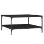 Engineered wood black coffee table 80x80x40 cm by vidaXL, Coffee table - Ref: Foro24-832838, Price: 56,10 €, Discount: %