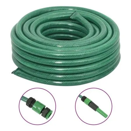 Manguera de jardín con accesorios PVC verde 0,75" 50 m de vidaXL, Mangueras de jardín - Ref: Foro24-154384, Precio: 67,35 €, ...