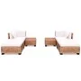 Juego de sofás de 16 piezas ratán natural de vidaXL, Sofás - Ref: Foro24-244625, Precio: 858,20 €, Descuento: %