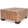 Juego de sofás de 16 piezas ratán natural de vidaXL, Sofás - Ref: Foro24-244625, Precio: 858,20 €, Descuento: %