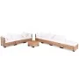 Juego de sofás de 27 piezas ratán natural de vidaXL, Sofás - Ref: Foro24-244623, Precio: 1,00 €, Descuento: %
