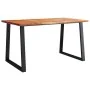 Juego de comedor con borde vivo 3 piezas madera maciza acacia de vidaXL, muebles para cocinas y comedores - Ref: Foro24-31575...