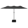 Sombrilla doble gris antracita 449x245 cm de vidaXL, Sombrillas - Ref: Foro24-362947, Precio: 153,07 €, Descuento: %