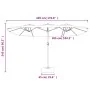 Sombrilla doble gris antracita 449x245 cm de vidaXL, Sombrillas - Ref: Foro24-362947, Precio: 153,07 €, Descuento: %
